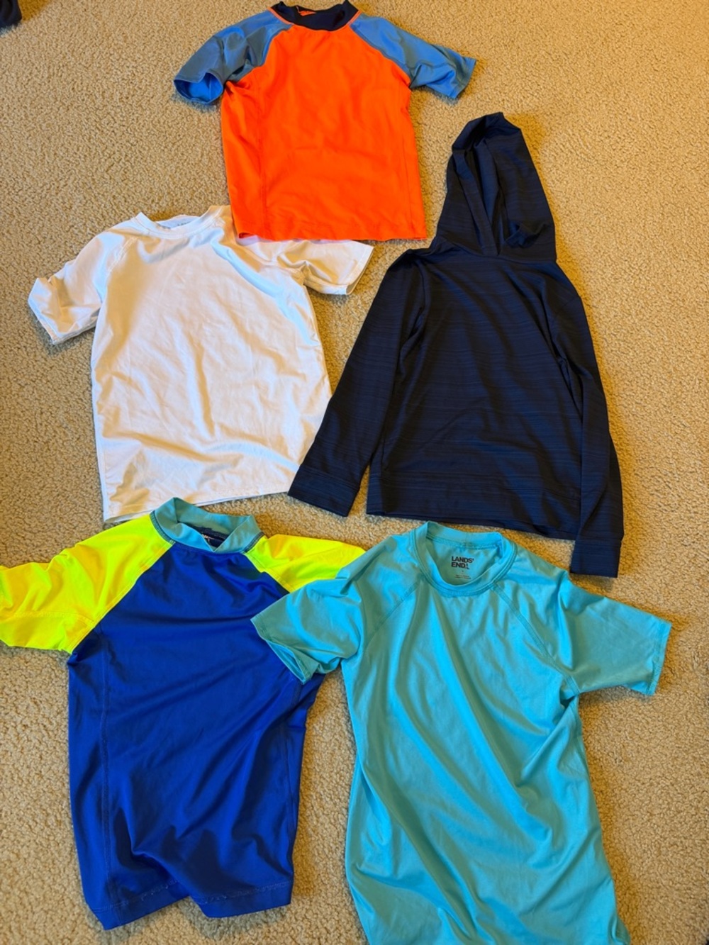 Lands’End Rash Guard Set - Size 6-7